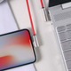 2-Pack Nylon-Braided 90 Degree Lightning Cables | $13 | Amazon | Promo code AUKEYAL5